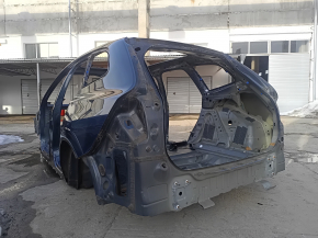 Quarter wing rear left Volvo XC60 18-26 on the body, blue 723