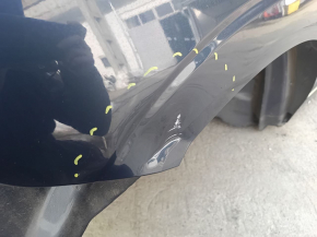 Quarter wing rear right Volvo XC60 18-26 on the body, blue 723, dented