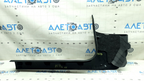 Audi A5 F5 18-25 5D black inner door sill trim, needs cleaning, worn