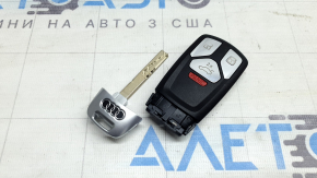 Smart key for Audi A5 F5 18-18, 4 buttons, type 2, bumps, worn