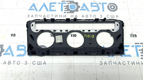 VW Tiguan 18-24 climate control panel, graphite, under manual