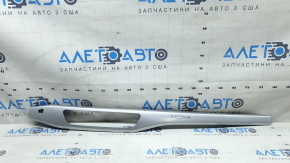 Right front panel trim for Audi A5 F5 18-25, dark gray wood, eiche grau natural, quattro