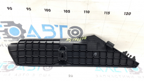 Right front center console side trim for Audi A5 F5 18-25, black, with plug