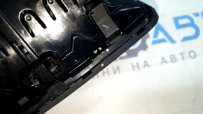 The center console air vent for the Audi A5 F5 18-25 is black and has a broken guide.