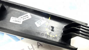 Audi A5 F5 18-25 aluminum trimaran center console trim, with pocket, bumps, broken mount