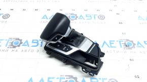 Audi A5 F5 18-19 gear knob with gray upper trim, worn
