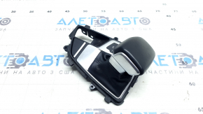Audi A5 F5 18-19 gear knob with gray upper trim, worn