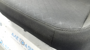 Passenger seat for a VW Tiguan 18-21 without airbags, black and gray fabric, dry-cleanable