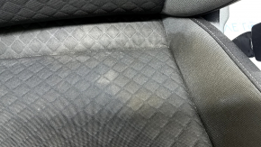 Passenger seat for a VW Tiguan 18-21 without airbags, black and gray fabric, dry-cleanable
