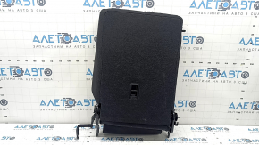 Left rear seat back, 2nd row, VW Tiguan 18-21, black leather, perforated, with belt, needs cleaning, tear