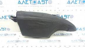 Right rear seat side panel for Cadillac ATS 13-14, black leather, wrinkled