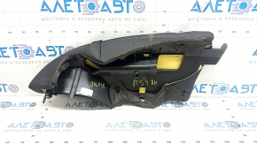 Right rear seat side panel for Cadillac ATS 13-14, black leather, wrinkled