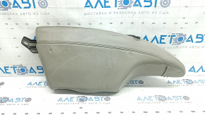Right rear seat side panel for Cadillac ATS 13-14, gray leather, wrinkled, needs cleaning