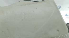 Right rear seat side panel for Cadillac ATS 13-14, gray leather, wrinkled, needs cleaning