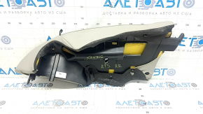 Right rear seat side panel for Cadillac ATS 13-14, gray leather, wrinkled