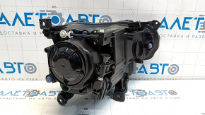 Left front headlight for Jeep Cherokee KL 14-16 pre-restoration, halogen chrome, electrically adjustable, Mopar engraving, China, broken mount