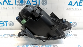 Left front headlight for Jeep Cherokee KL 14-16 pre-restoration, halogen chrome, electrically adjustable, Mopar engraving, China, broken mount