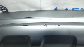 Audi Q7 16-19 rear bumper lip, silver, scratches, chips, tears