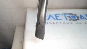 Audi Q7 16-19 rear bumper lip, silver, scratches, chips, tears