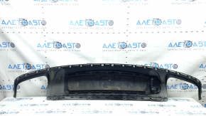 Audi Q7 16-19 rear bumper lip, silver, scratches, chips, tears
