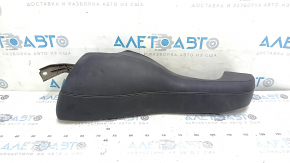 Left side trim for rear seats for Subaru Legacy 15-17, black leather, gray stitching, ribbing