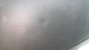 Left side trim for rear seats for Subaru Legacy 15-17, black leather, gray stitching, ribbing