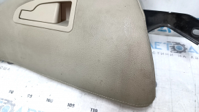 Right side trim for rear seats, Subaru Outback 15-19, beige leather, dry-cleanable
