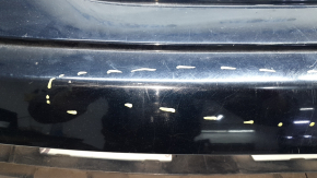 The rear bumper is bare, the upper part of the Audi Q7 16-26 is white, scratches, the mount is broken