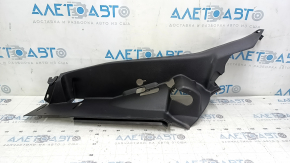 Lower left rear pillar trim for Chevrolet Cruze 11-15, black, scratches