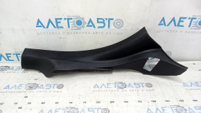Rear right door sill plate for Dodge Charger 11-23, black, scratches