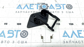 Volvo XC90 16-23 right front bumper headlight washer cap with bracket and spring