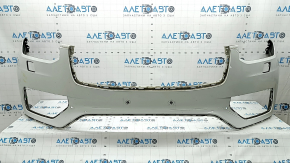 Volvo XC90 16-19 front bumper, bare, for headlight washers without park assist, white, non-standard holes