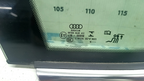Rear left window, blind glass, Audi A5 F5 18-25, 5D chrome, scratches