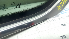 Rear left window, blind glass, Audi A5 F5 18-25, 5D chrome, scratches