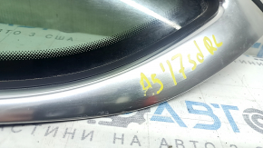 Rear left window, blind glass, Audi A5 F5 18-25, 5D chrome, scratches