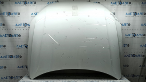 Volvo XC90 16-23 aluminum hood, white 614, bumpers