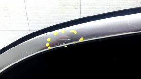 Audi Q7 16-26mm rear right window, tinted, with chrome molding, broken wire, torn seal, scratches on chrome