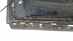 Audi Q7 16-26mm rear right window, tinted, with chrome molding, broken wire, torn seal, scratches on chrome