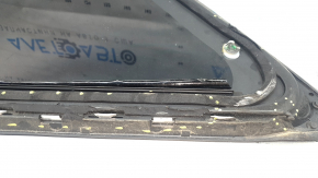 Audi Q7 16-26mm rear right window, tinted, with chrome molding, broken wire, torn seal, scratches on chrome