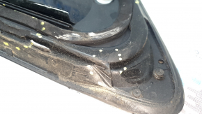 Audi Q7 16-26mm rear right window, tinted, with chrome molding, broken wire, torn seal, scratches on chrome