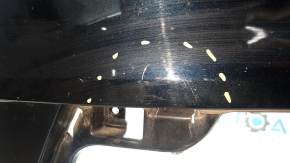 Bare front bumper for Audi Q7 16-19, for 4 parking sensors, blue, scratches, chips, broken fasteners