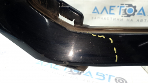 Bare front bumper for Audi Q7 16-19, for 4 parking sensors, blue, scratches, chips, broken fasteners