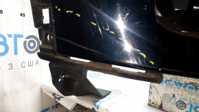 Bare front bumper for Audi Q7 16-19, for 4 parking sensors, blue, scratches, chips, broken fasteners