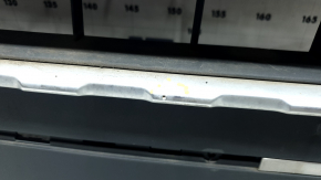 Audi Q7 16-19 gray radiator grille assembly, for parking sensors, for a camera, with emblems, with a camera bracket, scratches, chips, cracked, non-factory holes