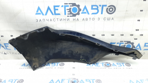 Front bumper lip left Audi Q7 16-19 blue, scratches, broken fasteners