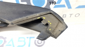 Front bumper lip left Audi Q7 16-19 blue, scratches, broken fasteners