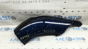 Right front bumper lip for Audi Q7 16-19, blue, scratches