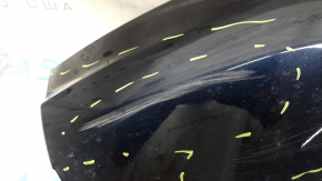 Right front bumper lip for Audi Q7 16-19, blue, scratches