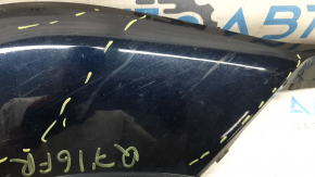 Right front bumper lip for Audi Q7 16-19, blue, scratches