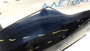 Right front bumper lip for Audi Q7 16-19, blue, scratches